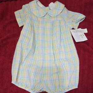 Pastel Plaid Kids One Piece
